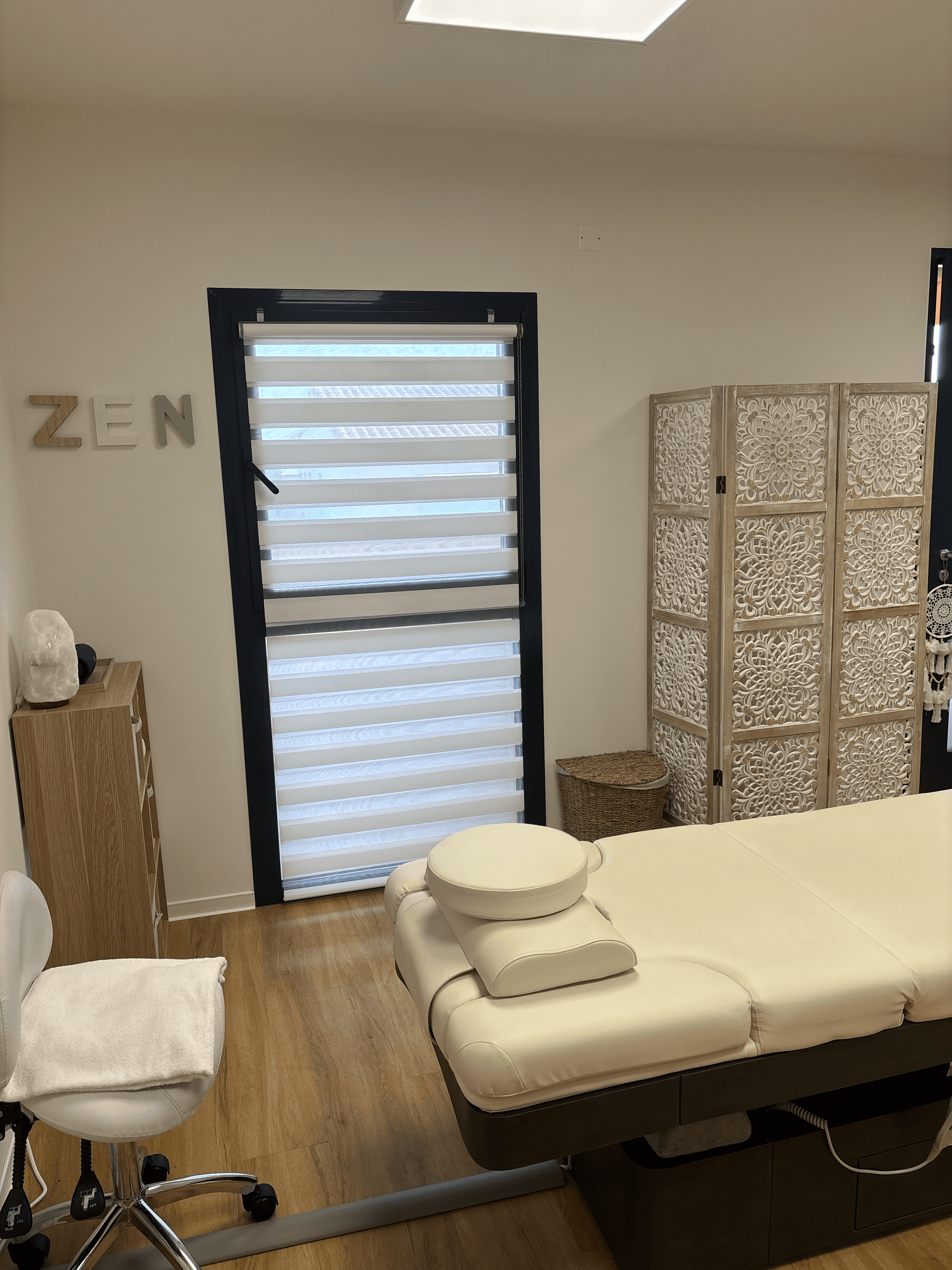 Salle de soins du cabinet L'instant bien être KS